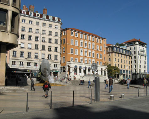 Louis Pradel Square in Lyon France