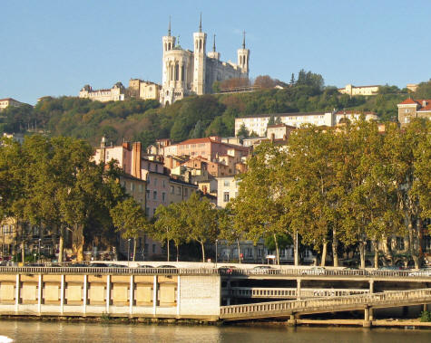 Fourviere Basilica in Lyon France