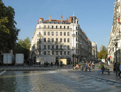 Place de la Republique in Lyon France