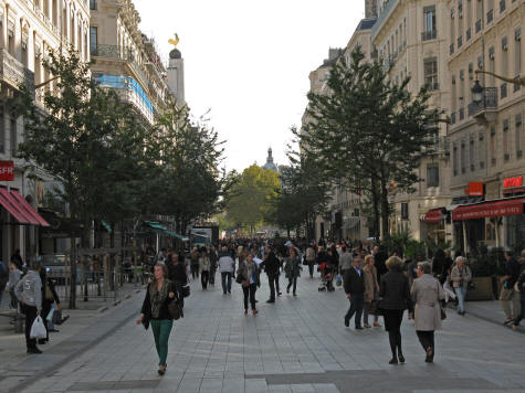 Rue de la Republique, Lyon France